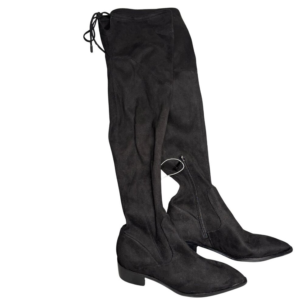 Marc Fisher Black Suede Over-the-Knee Boots – Women’s Size‎ 5.5